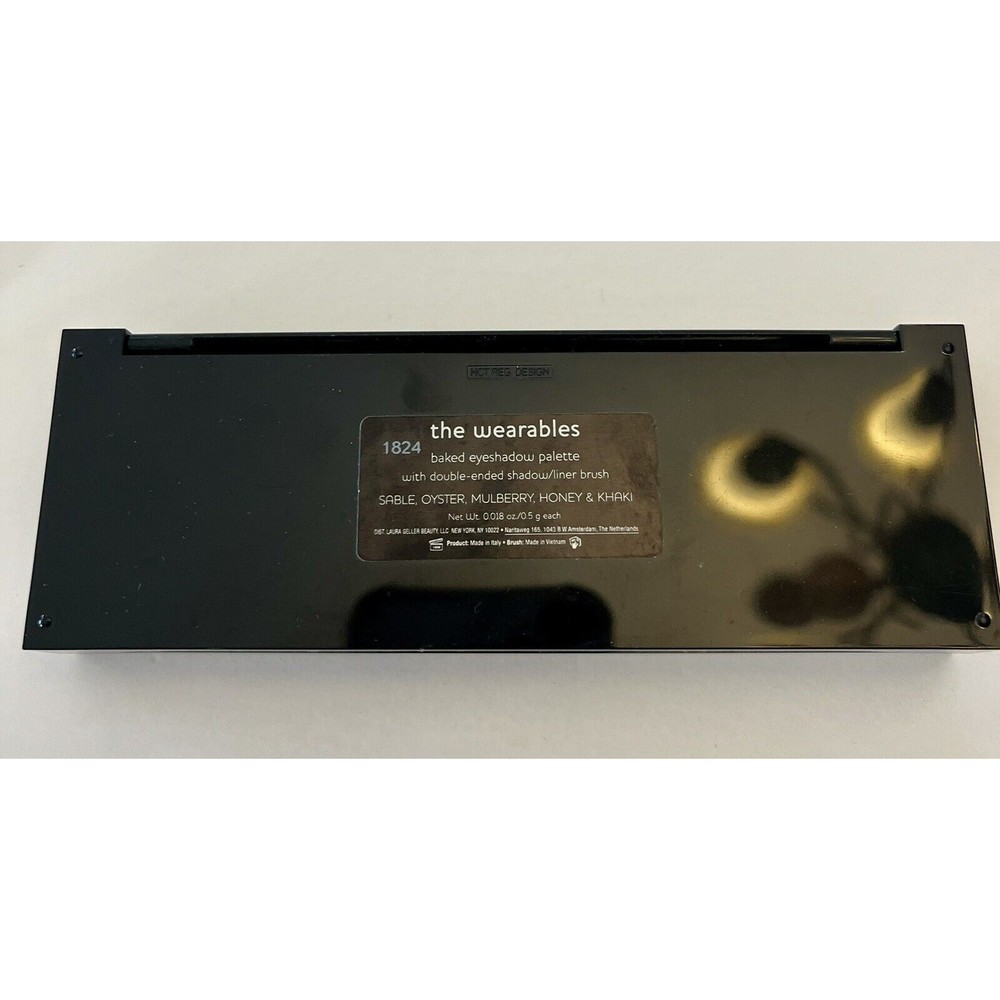 Laura Geller The Wearables 1824 Baked Eye/Liner Brush Shadow Palette NWOB - Picture 5 of 5
